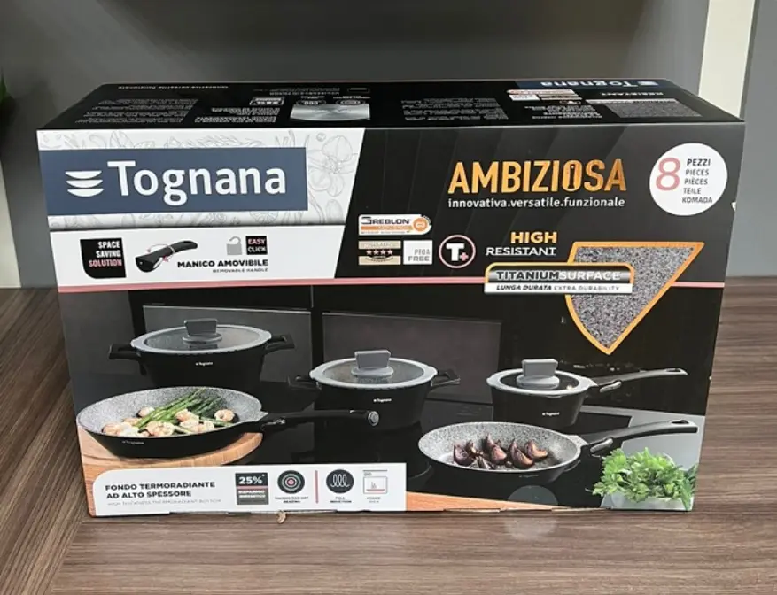 Набор посуды TOGNANA  AMBIZIOSA (8 PCS) фото 3 в Ростове-на-Дону
