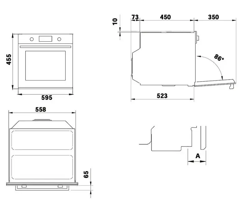 Компактный духовой шкаф Bertazzoni FHER4077MTNX3 фото 5 в Ростове-на-Дону Компактный духовой шкаф Bertazzoni FHER4077MTNX3 фото 5 в Ростове-на-Дону
