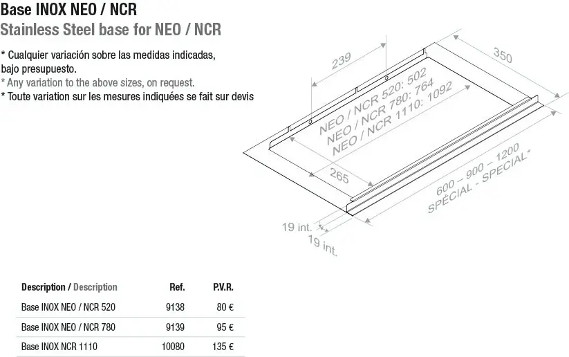 Вытяжка PANDO NEO/52 INOX V. 830 SEC фото 3 в Ростове-на-Дону Вытяжка PANDO NEO/52 INOX V. 830 SEC фото 3 в Ростове-на-Дону