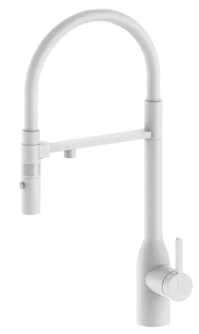 Смеситель Paulmark MAGNETO ONE Ma213188-WH белый матовый фото 1 в Ростове-на-Дону
