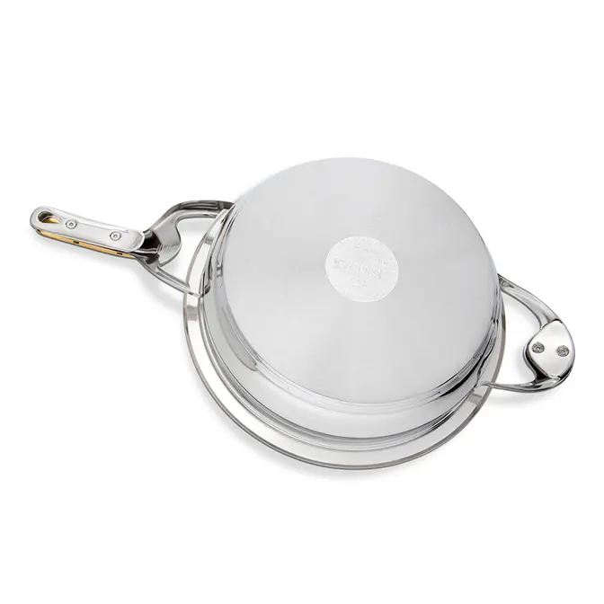 Сковорода ZEPTER Z-FP2838-LS/S 3,8 л, 28 см, выс. 6,5 см (2 ручки, без крышки), нерж. сталь фото 4 в Ростове-на-Дону