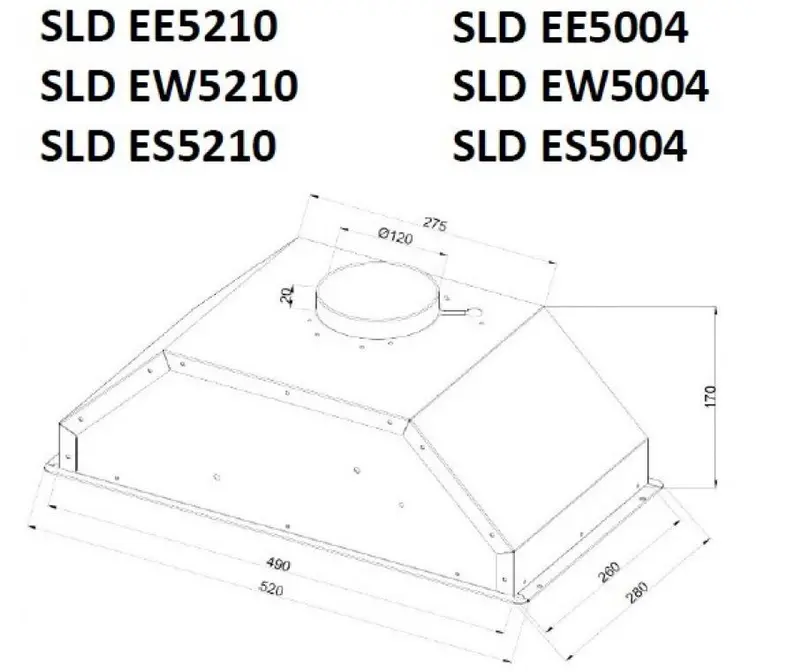 Встраиваемая вытяжка Schaub Lorenz SLD EE5210 фото 9 в Ростове-на-Дону