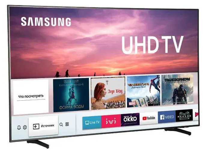 Телевизор Samsung  75" (191 см) 2022 черный Samsung UE75BU8000U фото 3 в Ростове-на-Дону