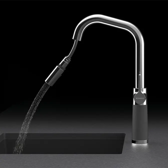 Смеситель Schock SC-530-D , Cristalite хром/мокка фото 2 в Ростове-на-Дону