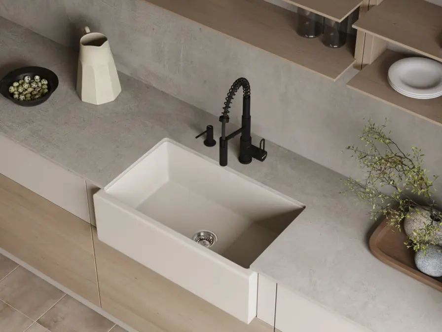 Мойка Omoikiri Mikura 76-OL Natceramic/olive фото 5 в Ростове-на-Дону