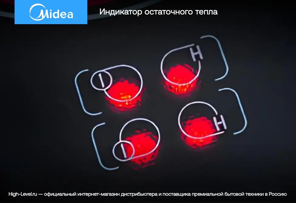 Индукционная стеклокерамич. панель Midea MIH64707F фото 11 в Ростове-на-Дону