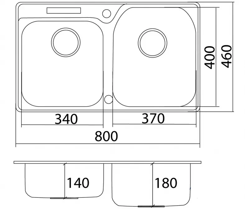 Мойка Oulin OL-H9910 фото 5 в Ростове-на-Дону