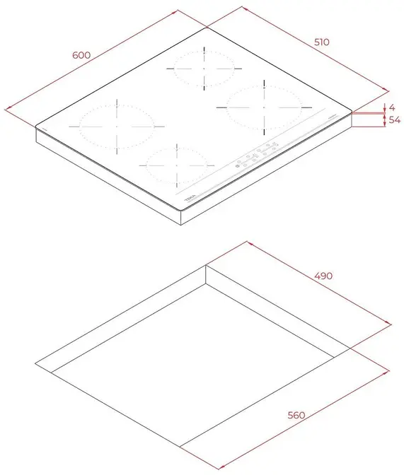 Индукционная стеклокерамич. панель Teka IBC 64000 TTC BLACK фото 10 в Ростове-на-Дону