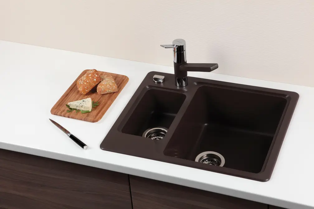 Мойка SCHOCK  Cambridge 60  Cristalite мокка фото 2 в Ростове-на-Дону