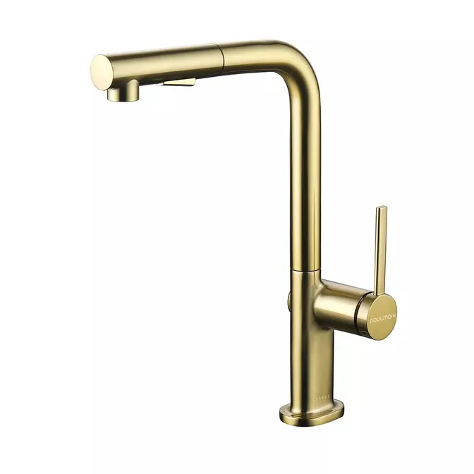 Смеситель Paulmark NEO Ne214419-BG брашированное золото фото 1 в Ростове-на-Дону