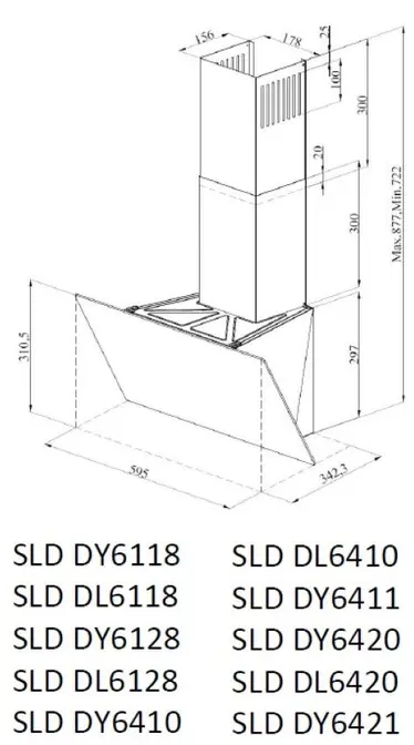 Вытяжка Schaub Lorenz SLD DL6128 фото 7 в Ростове-на-Дону