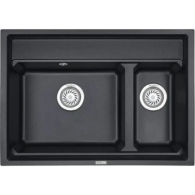 Мойка GRANULA Kitchen Space 7302, ШВАРЦ фото 1 в Ростове-на-Дону