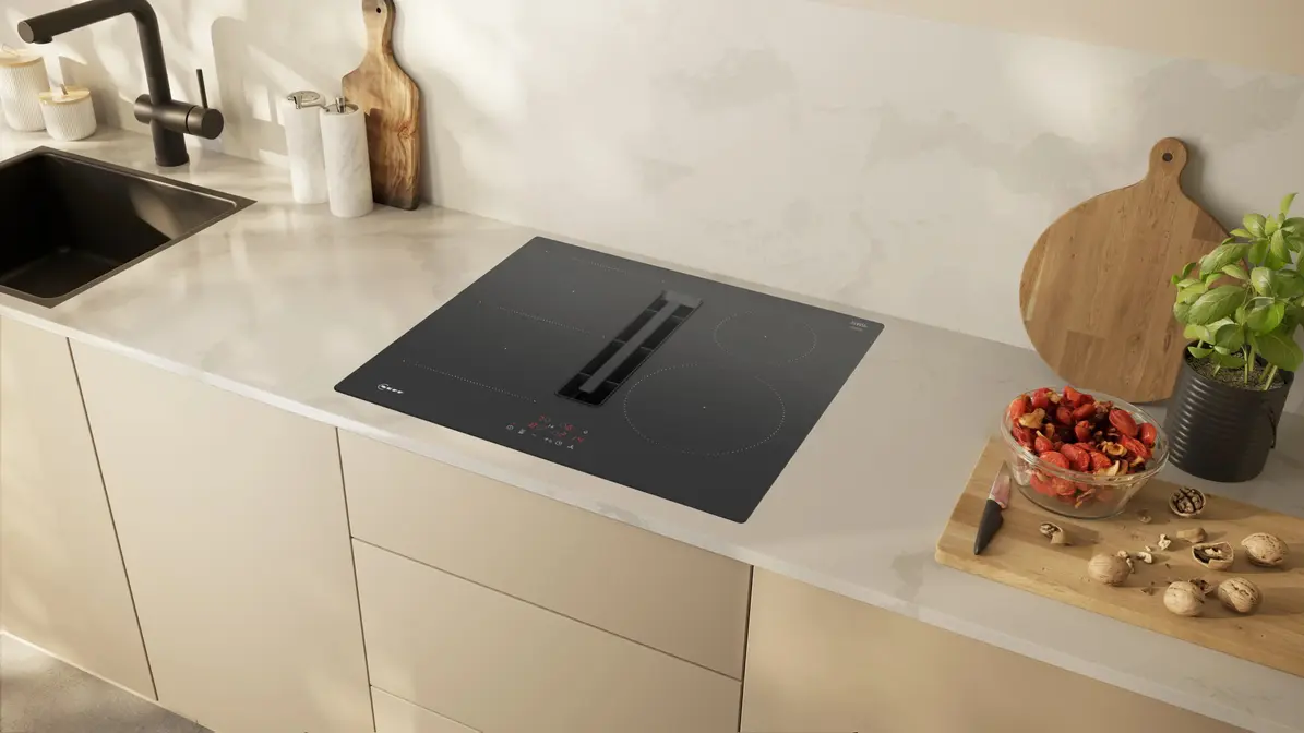 Индукционная стеклокерамич. панель с вытяжкой Neff V56NBS1L0 фото 4 в Ростове-на-Дону