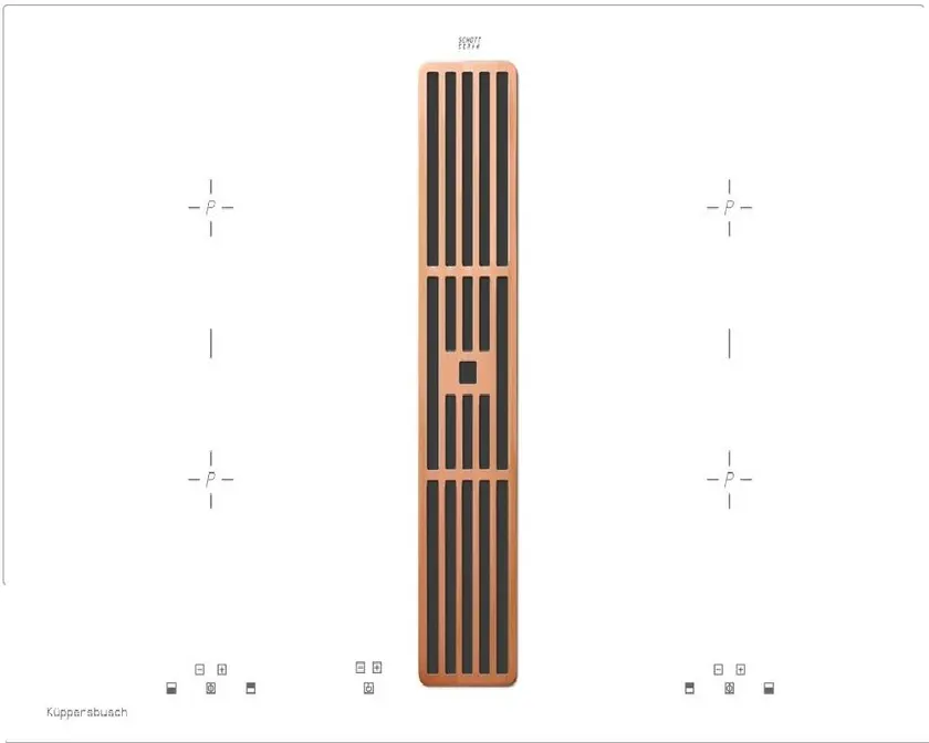 Индукционная стеклокерамич. панель Kuppersbusch KMI 8500.0 WR Copper фото 1 в Ростове-на-Дону