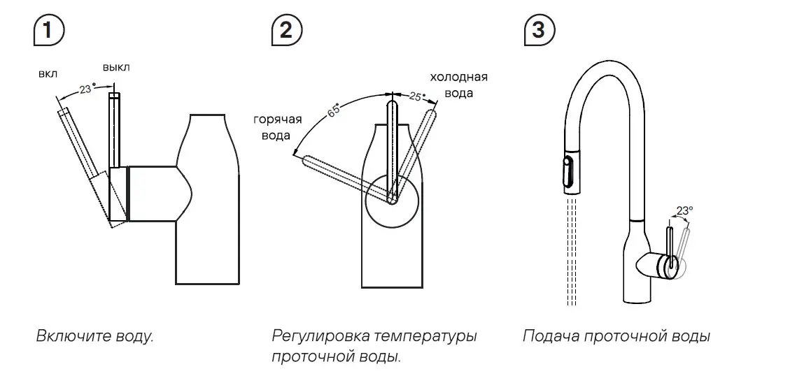 Смеситель Paulmark UNIVERSAL Un213880-AN антрацит фото 3 в Ростове-на-Дону