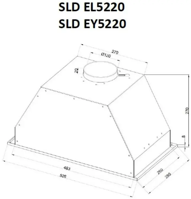 Встраиваемая вытяжка Schaub Lorenz SLD EL5220 фото 10 в Ростове-на-Дону