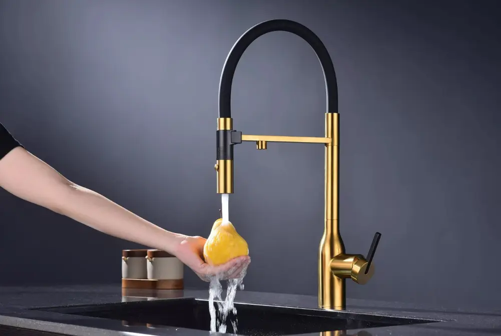 Смеситель Paulmark MAGNETO ONE Ma213188-BG брашированное золото фото 7 в Ростове-на-Дону Смеситель Paulmark MAGNETO ONE Ma213188-BG брашированное золото фото 7 в Ростове-на-Дону