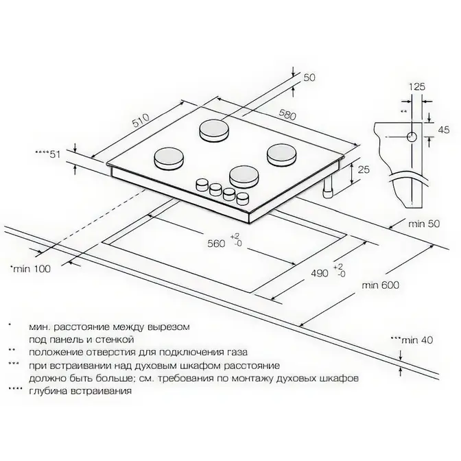Варочная панель Graude GSK 60.1 SM фото 4 в Ростове-на-Дону
