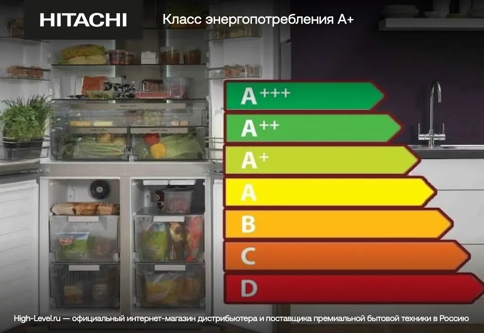 Холодильник Hitachi R-V472PU3PWH фото 2 в Ростове-на-Дону