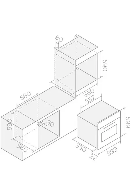 Духовой шкаф Elica VIRTUS MULTI P 60 TFT BL фото 5 в Ростове-на-Дону