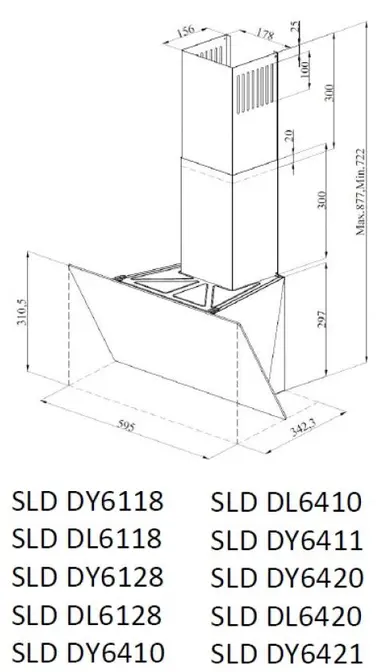 Вытяжка Schaub Lorenz SLD DY6421 фото 6 в Ростове-на-Дону