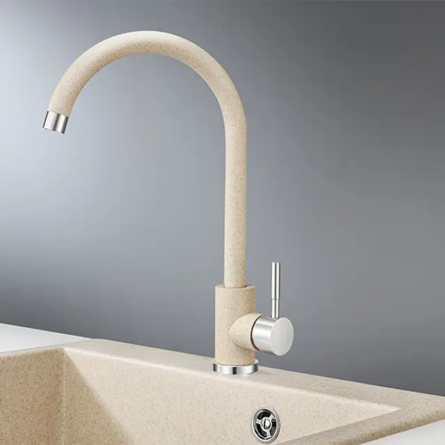 Смеситель GRANULA Standart ST-4031, БЕЖЕВЫЙ фото 2 в Ростове-на-Дону
