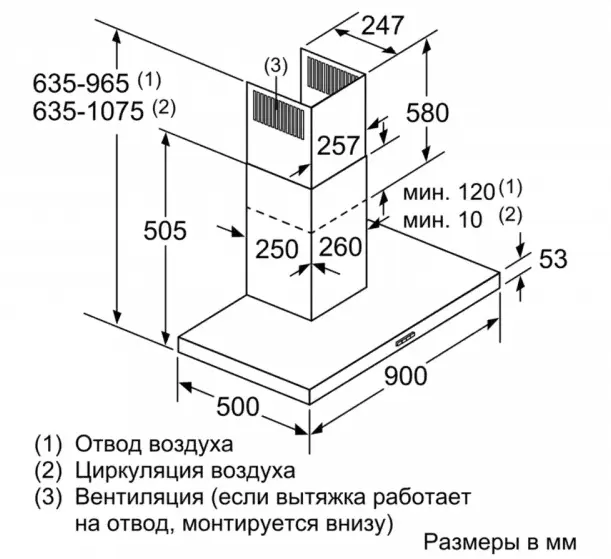 Вытяжка Bosch DWB97FM50 фото 6 в Ростове-на-Дону