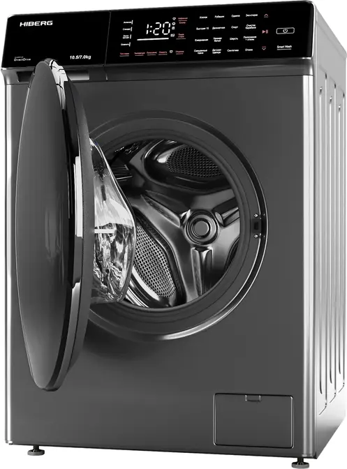 Стиральная машина c сушкой HIBERG i-DDQ9 - 10714 Sd фото 3 в Ростове-на-Дону