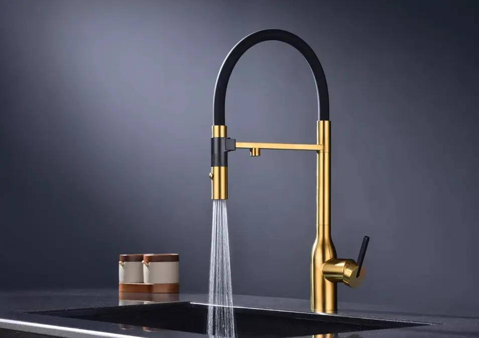 Смеситель Paulmark MAGNETO ONE Ma213188-BG брашированное золото фото 5 в Ростове-на-Дону Смеситель Paulmark MAGNETO ONE Ma213188-BG брашированное золото фото 5 в Ростове-на-Дону