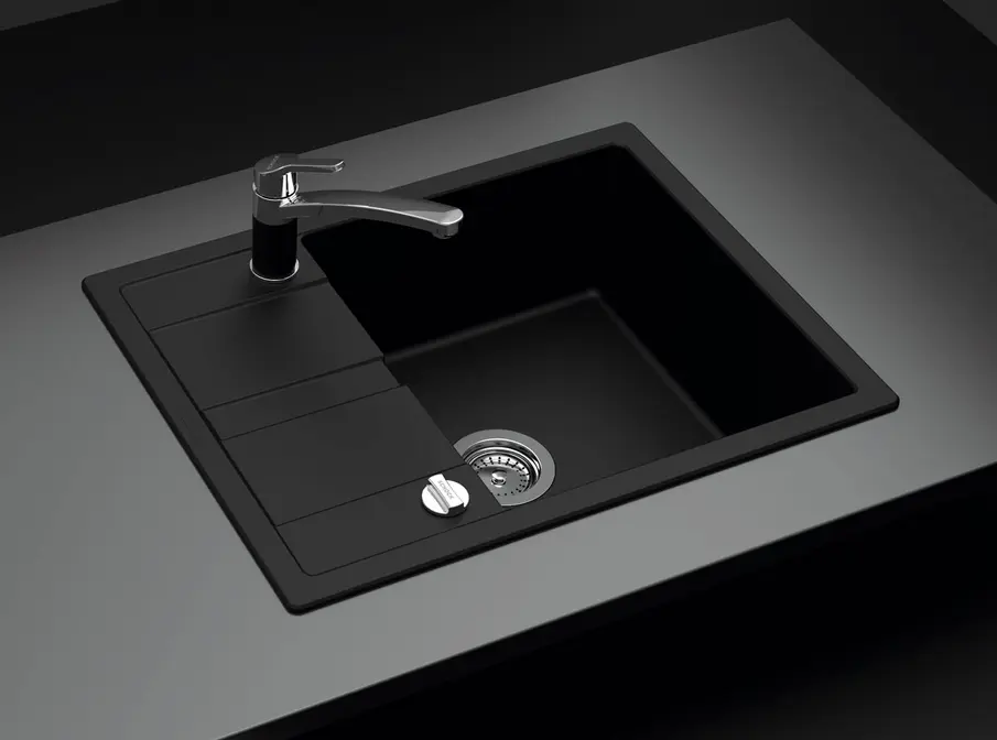 Мойка SCHOCK  Optima 50D  Cristalite неро фото 2 в Ростове-на-Дону