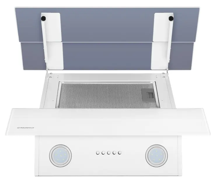 Вытяжка Maunfeld CASCADA PUSH 60 Glass White фото 4 в Ростове-на-Дону