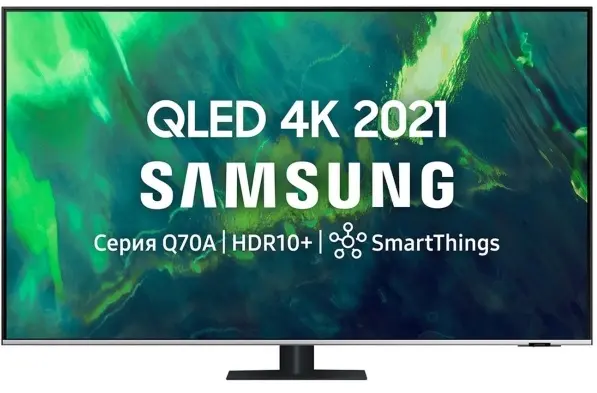 Телевизор Samsung  75" (191 см) 2021 темно-серый Samsung QE75Q70AAU фото 2 в Ростове-на-Дону
