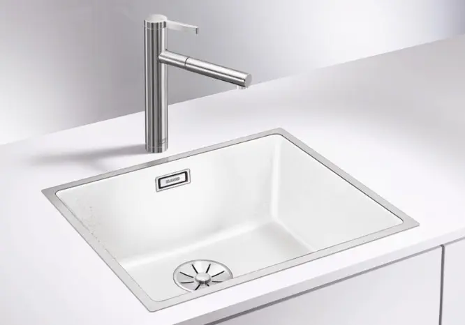 Мойка Blanco SUBLINE 500-IF отводная арматура InFino® фото 2 в Ростове-на-Дону