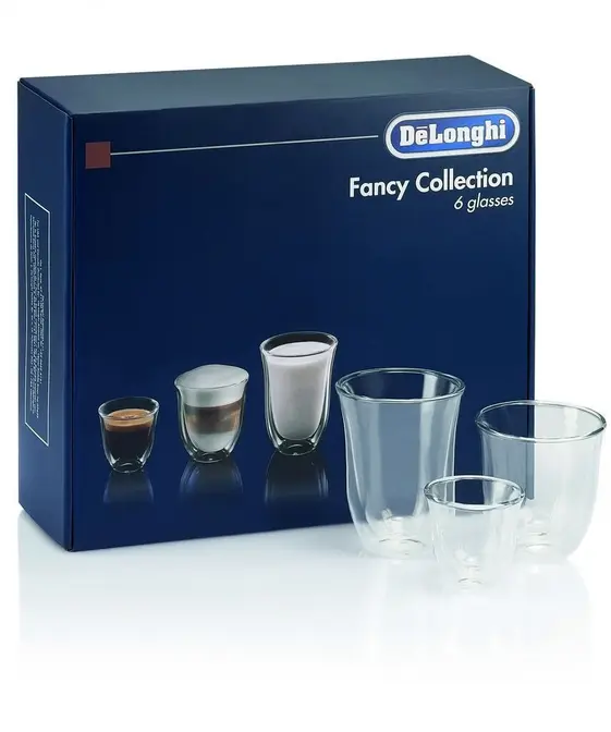 Набор чашек DeLonghi DLSC302 Glasses Set (6 шт) фото 2 в Ростове-на-Дону