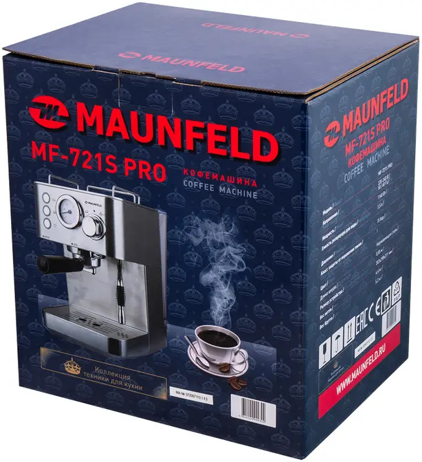 Кофеварка Maunfeld MF-721S PRO фото 9 в Ростове-на-Дону