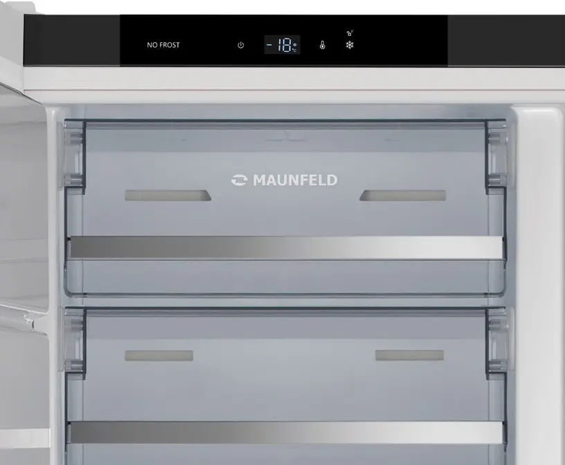 Морозильник MAUNFELD MFFR186NFBW Inverter фото 7 в Ростове-на-Дону