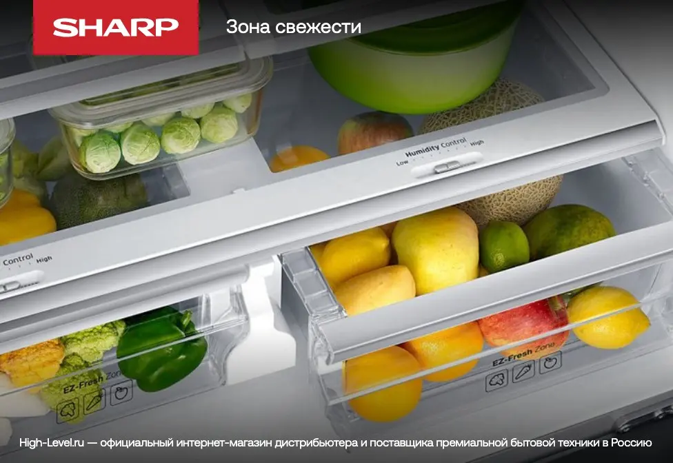 Холодильник Sharp SJEX93PBE фото 8 в Ростове-на-Дону