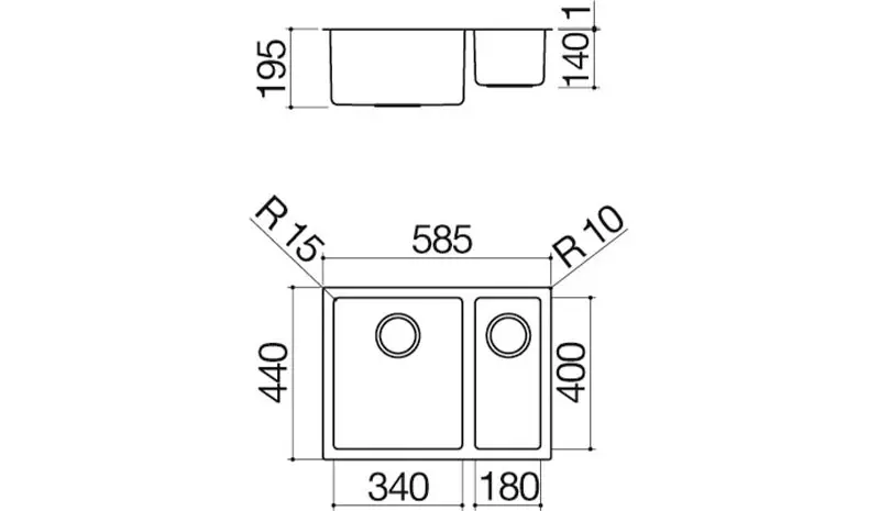 Мойка кухонная Barazza 1X642I фото 2 в Ростове-на-Дону