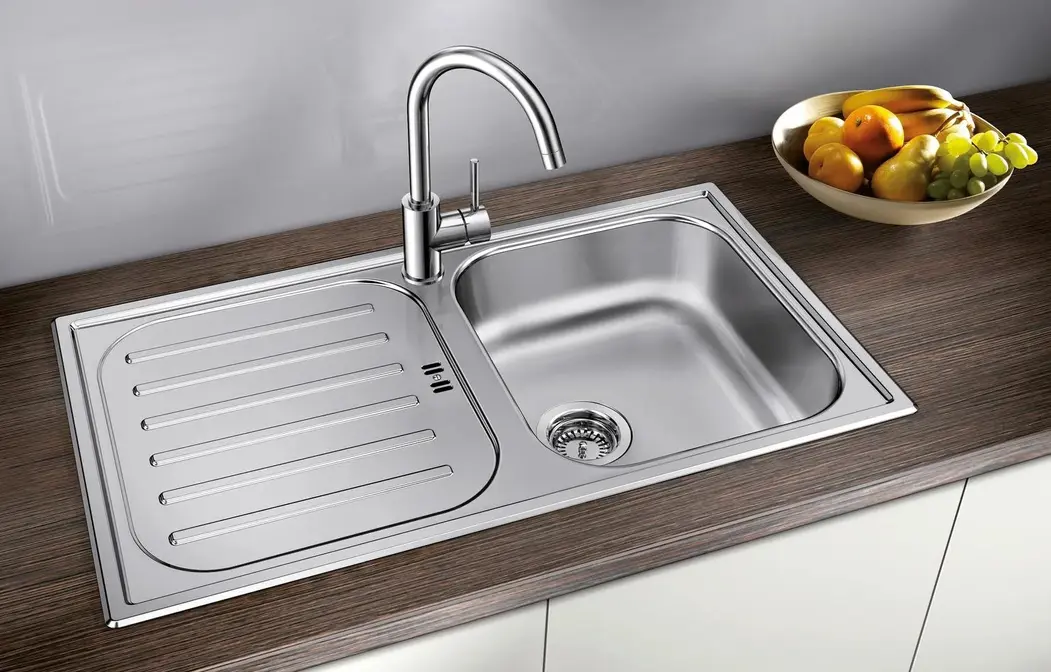 Смеситель BLANCO  Сталь Mida 517742 фото 3 в Ростове-на-Дону