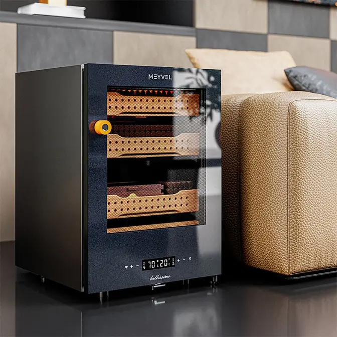 Шкаф для сигар Meyvel MC-50BK (PRO) фото 5 в Ростове-на-Дону