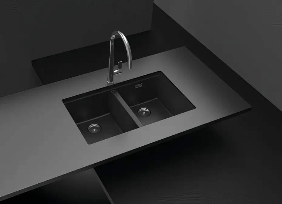 Мойка SCHOCK  Greenwich 80-2  Cristadur магма фото 3 в Ростове-на-Дону