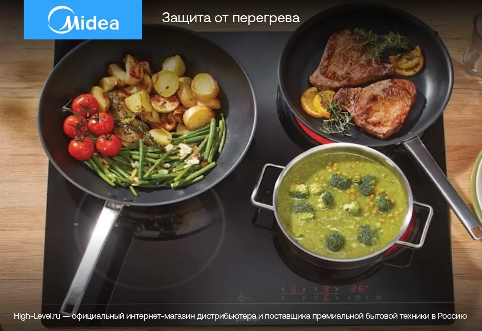 Варочная панель Midea MC-HF661 фото 5 в Ростове-на-Дону