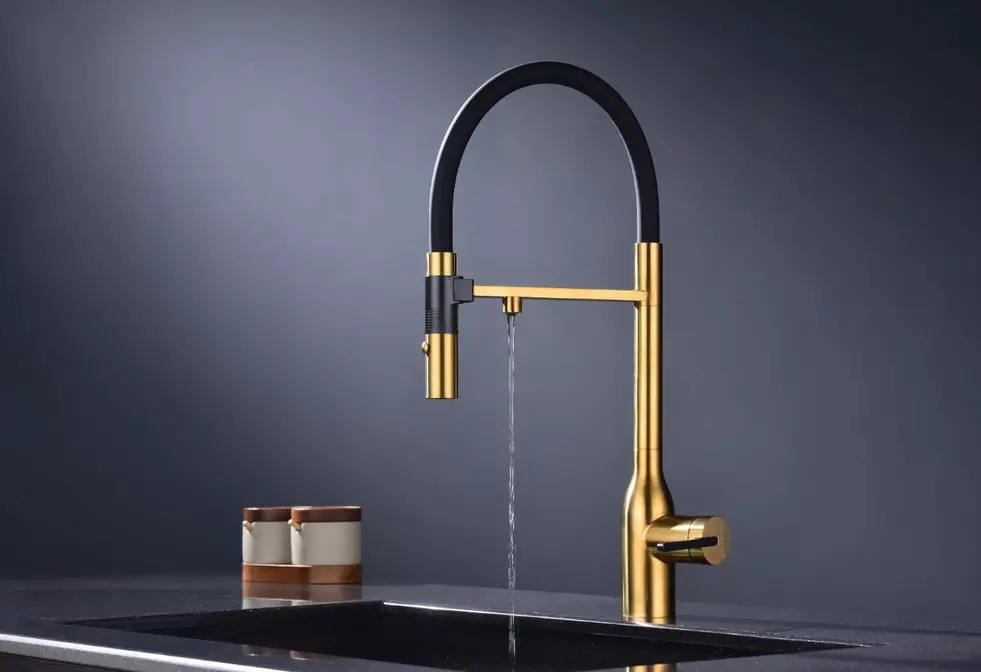 Смеситель Paulmark MAGNETO ONE Ma213188-BG брашированное золото фото 6 в Ростове-на-Дону Смеситель Paulmark MAGNETO ONE Ma213188-BG брашированное золото фото 6 в Ростове-на-Дону