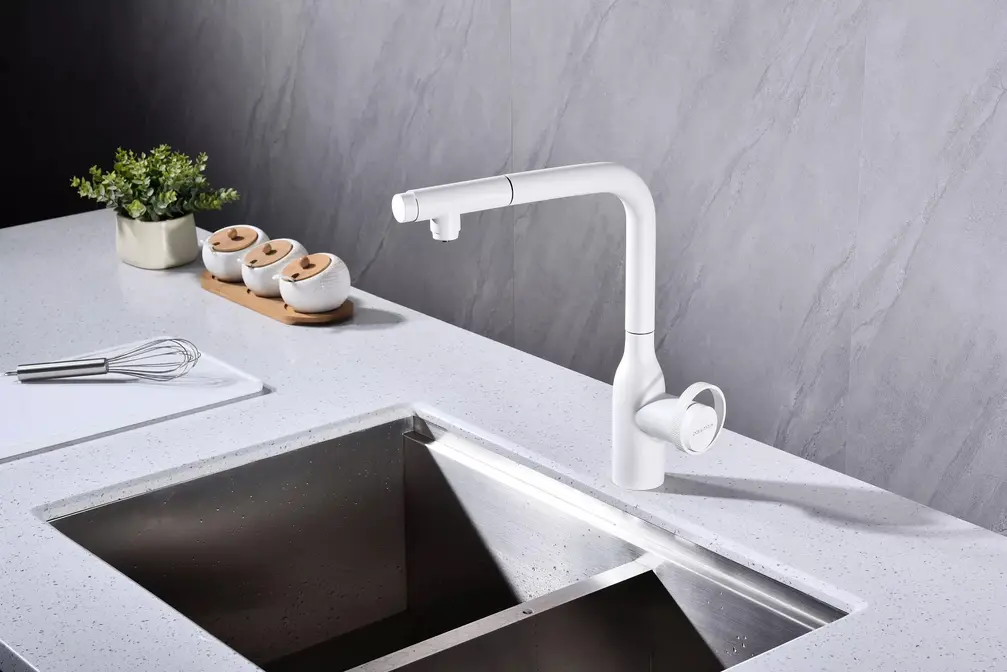 Смеситель Paulmark URBAN Ur213104-WH белый матовый фото 6 в Ростове-на-Дону Смеситель Paulmark URBAN Ur213104-WH белый матовый фото 6 в Ростове-на-Дону