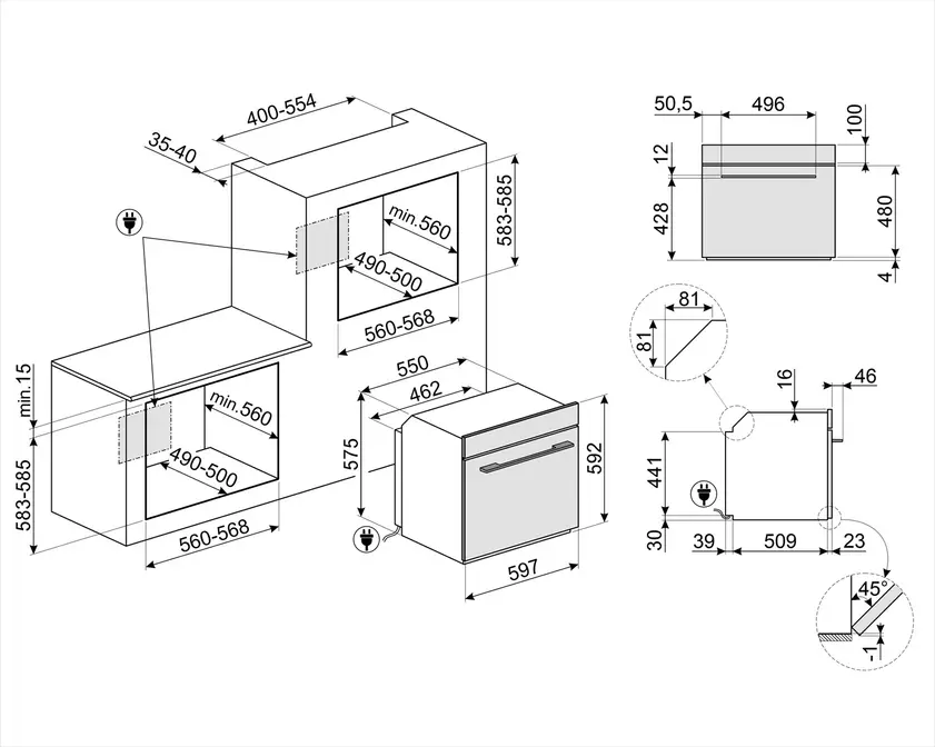 Духовой шкаф  SMEG SO6104S4PG фото 4 в Ростове-на-Дону