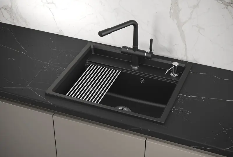 Мойка GRANULA Kitchen Space 6003, ШВАРЦ фото 3 в Ростове-на-Дону Мойка GRANULA Kitchen Space 6003, ШВАРЦ фото 3 в Ростове-на-Дону