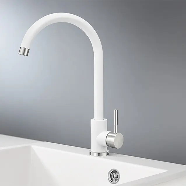 Смеситель GRANULA Standart ST-4031, БЕЛЫЙ фото 2 в Ростове-на-Дону Смеситель GRANULA Standart ST-4031, БЕЛЫЙ фото 2 в Ростове-на-Дону