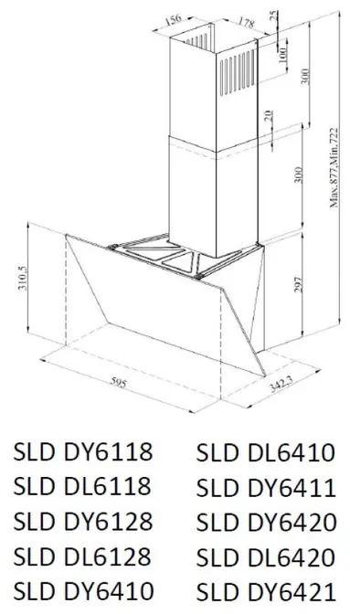 Вытяжка Schaub Lorenz SLD DY6118 фото 6 в Ростове-на-Дону