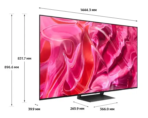 Телевизор Samsung  65" (165 см) 2023 черный Samsung QE65S90CAU фото 6 в Ростове-на-Дону
