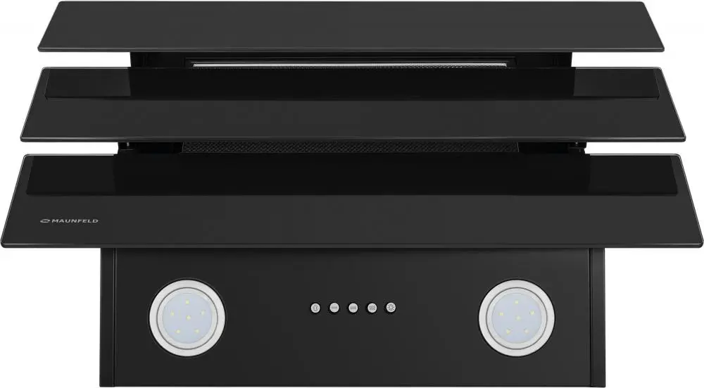 Вытяжка Maunfeld CASCADA PUSH 60 Glass Black фото 4 в Ростове-на-Дону